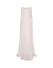 Alexander McQueen Strapless Draped Maxi Dress