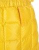 Yellow Quilted Finish Asymmetric Skirt