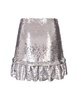 Paco Rabanne Sequin-Embellished Ruffled Mini Skirt