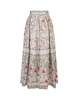 Cotton Embroidered Garden Long Skirt