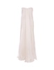 Alexander McQueen Strapless Draped Maxi Dress