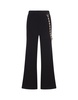 Black Wide Leg Trousers With Belt