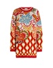 Woman Oversize Sweater In Jacquard Wool And Alpaca Etro