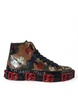 Dolce & Gabbana Multicolor Camouflage High Top Sneakers Shoes