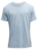 men classic short sleeves crew neck flame tee desert blue