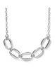 women's meridian lumens collar necklace in silver