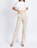 rylee vegan leather pants in ivory