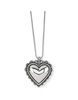 women's sonora bold heart necklace in silver