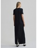 Varley Hattie Short Sleeve Maxi Dress Size: S, Col: Black