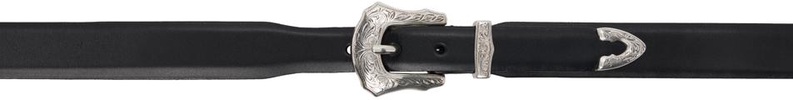 Black Metal Buckle Belt