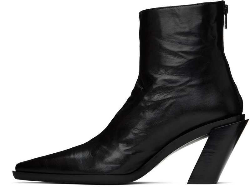 washed nappa florentine ankle boots