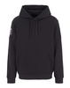 Ea7 Emporio Armani Rubberised-Logo Drawstring Hoodie