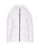 Pinko Logo Patch Hooded Down Jacket