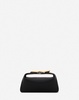 High sequence leather clutch bag