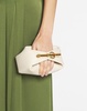 High sequence leather clutch bag