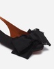 Slingback ballerina flat in satin