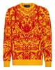 intarsia-knit design jumper