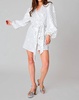 adeline sequin wrap dress in starlet