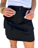 carly cargo skirt in black