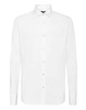 Hexagon embroidery dress shirt