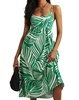 brixton sleeveless midi dress in green