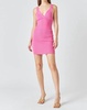 the back mini dress in pink