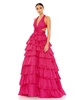 Women's Chiffon Layered Cut Out Ball gown