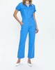 campbell aviator jumpsuit in blue