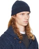 Indigo Cotton Watch Beanie