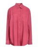 Solid color shirts & blouses