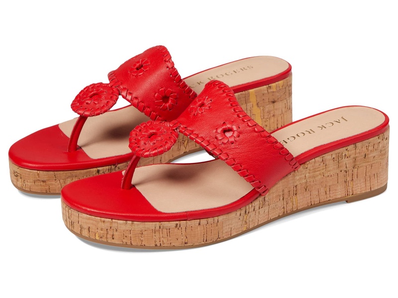 Jack Rogers Women's Jacks Mid Wedge Cork Sandal