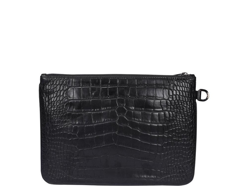 Jimmy Choo Derek Embossed Clutch Bag