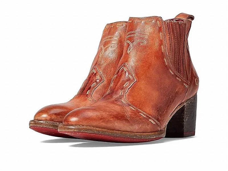 women brie ii boots in cognac rustic