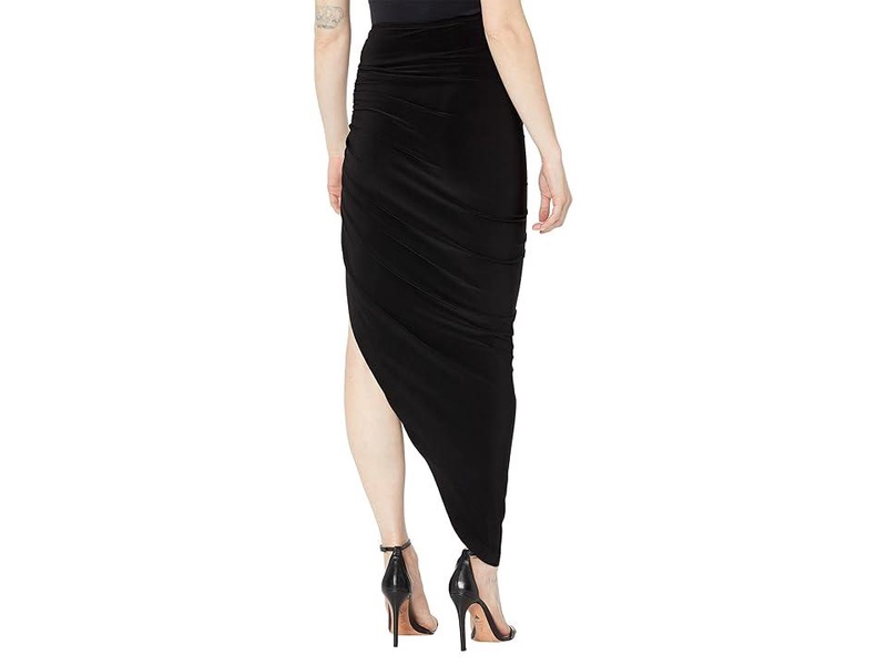 Side Drape Long Skirt