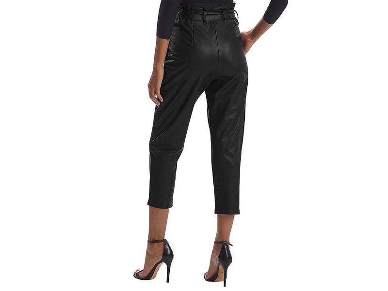 Faux Leather Paperbag Pants SLG451