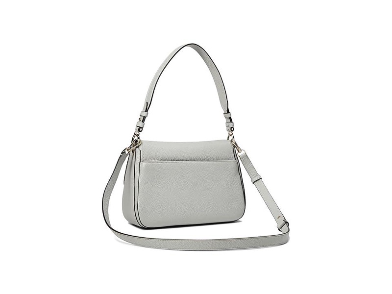 Hudson Pebbled Leather Medium Convertible Flap Shoulder Bag