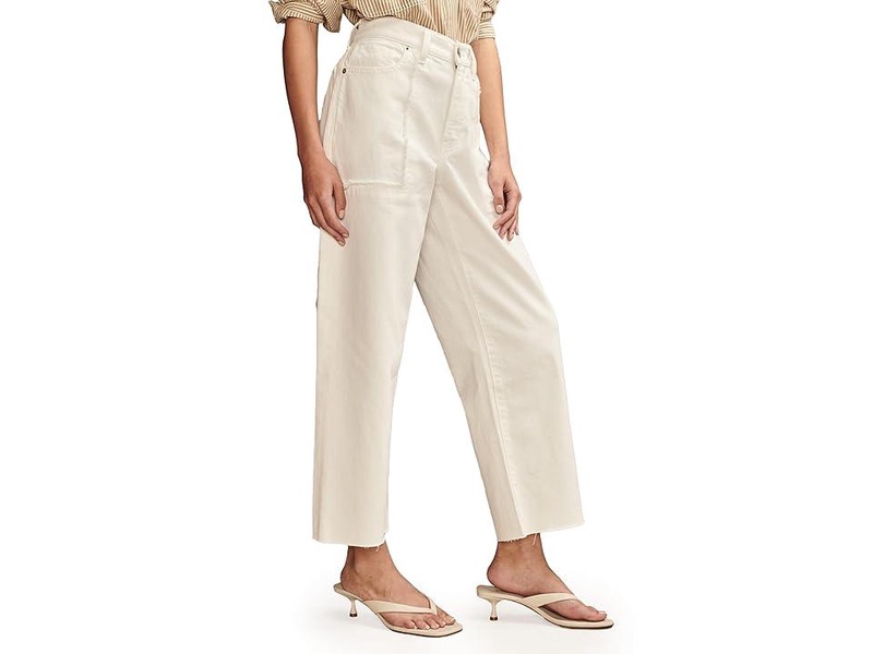 Patch Pocket High Rise Wide Leg