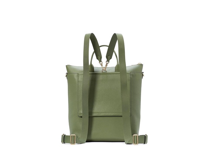 Walker Pebbled Leather Convertible Backpack