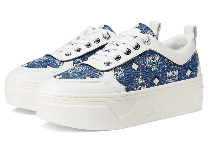 Skyward Vintage Monogram Low Top Sneakers