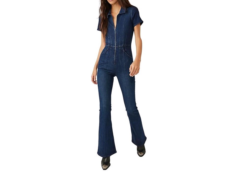 Free People womens Jayde Flare Jumpsuit