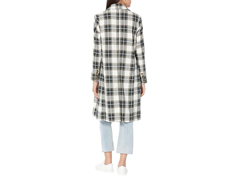 Freddie Longline Blazer Plaid