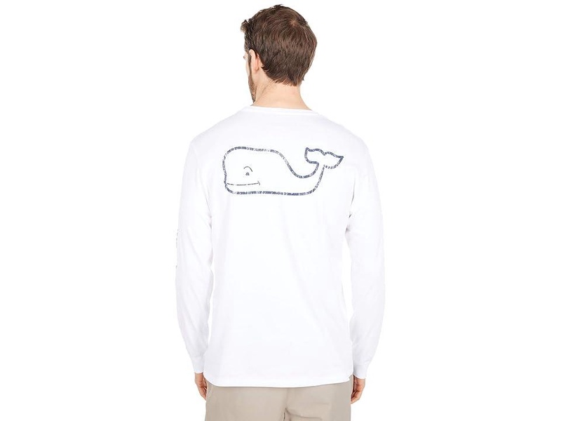 Long Sleeve Vintage Whale Pocket T-Shirt