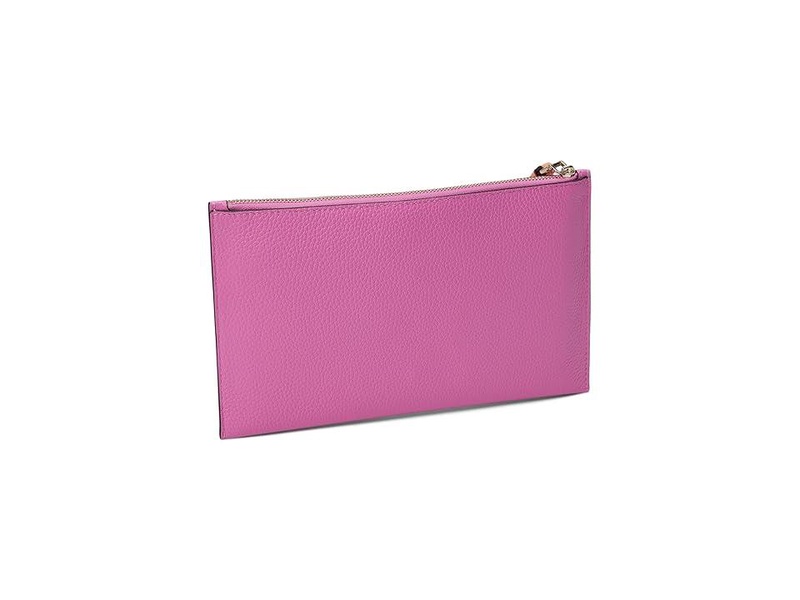 Ava Colorblocked Pebbled Leather Wristlet