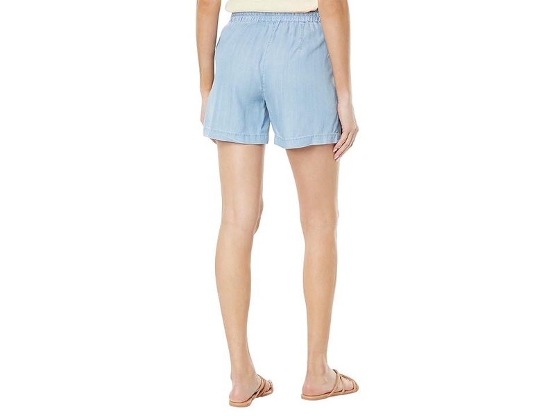 Chambray All Day High-Rise Easy Shorts