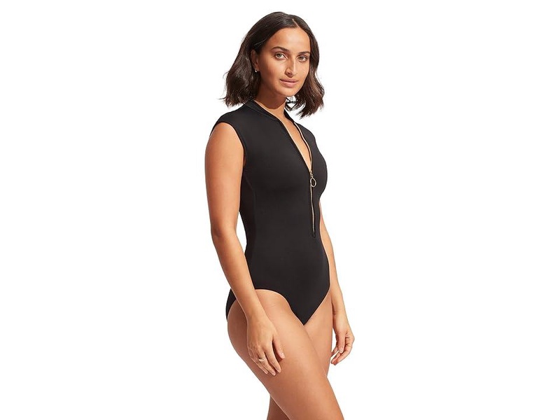 Seafolly Collective Zip Front One-Piece