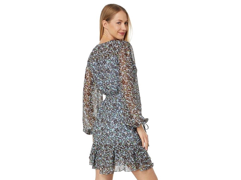 Cherela Printed Long Sleeve Mini Dress