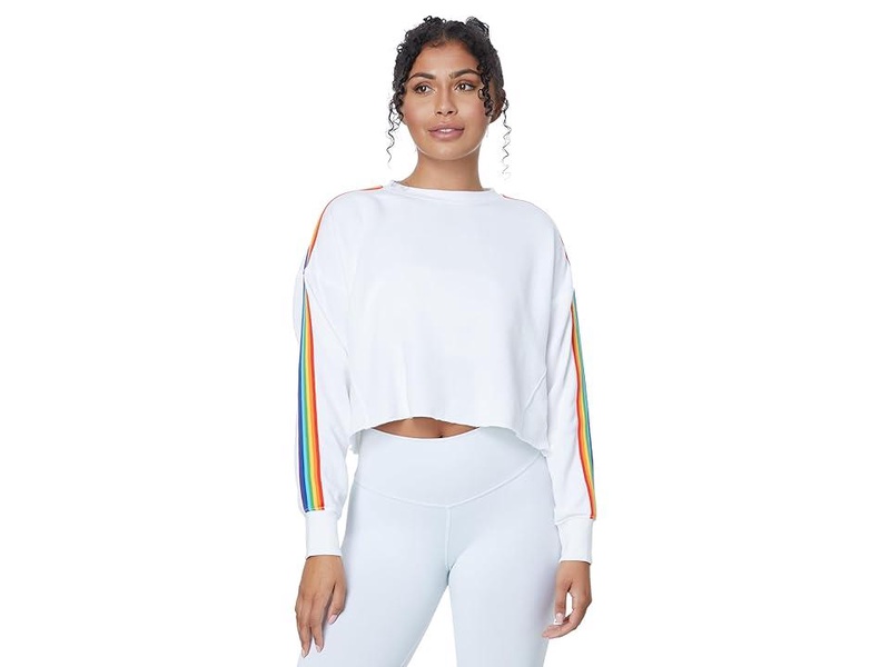 Rainbow Cropped Pullover