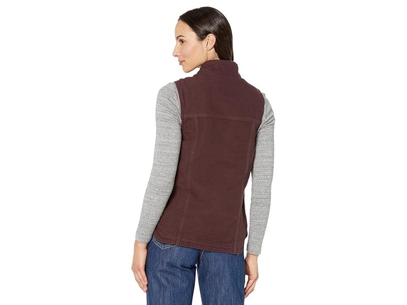 OV277 Sherpa Lined Mock Neck Vest