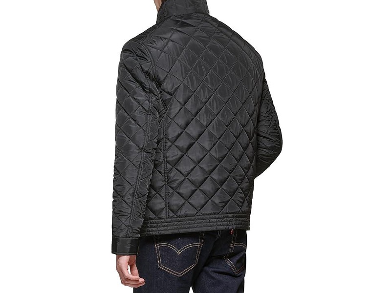 Quilted Jacket With Faux Sherpa Lining