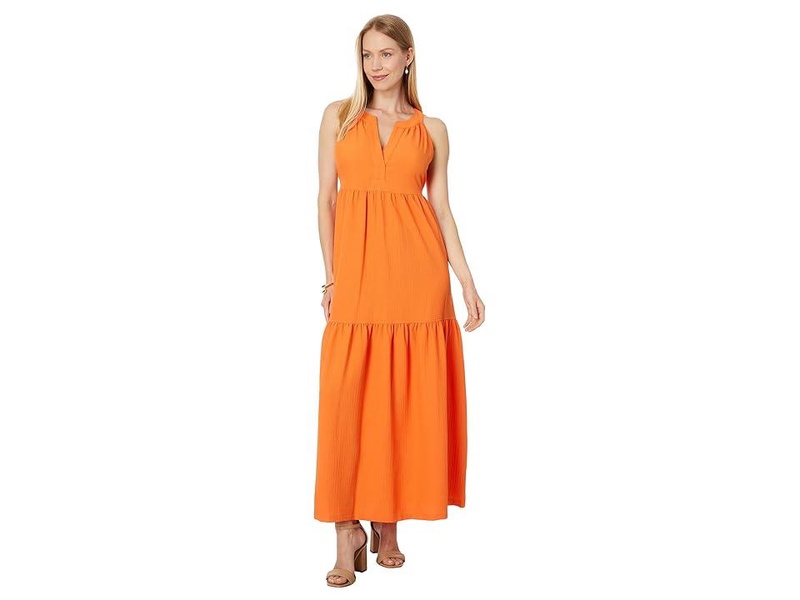 Halter Gauze Maxi Dress